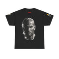 Portrait Graphic Tee — Split Face Black & White Art